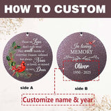 ASTARIN Personalized Cardinal Wind Chime Memorial, Customized Sympathy Wind Chimes for Loss of Loved One, in Memory of Loved Ones Lost, Bereavement Gifts Windchimes Outdoor, Produced in USA
