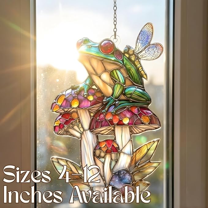 Acrylic Suncatcher Colorful Window Hanging Ornament Sun Catcher Panel for Home Decor Car Garden Gift Ballerina Faux Stained Glass Suncatcher