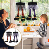 Happyyami 2Pcs Halloween Witch Legs Wicked Witch Legs with Shoes Stuffed Witch Halloween Decorations for Halloween Outdoor Indoor Decor (Random Color)
