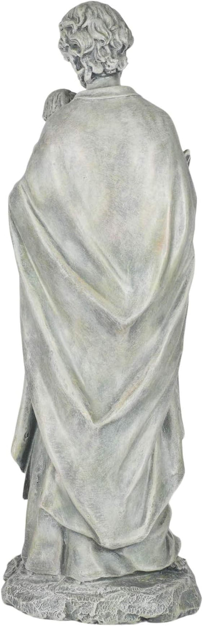 Joseph's Studio by Roman - 20" H St. Joseph Holding a Child Garden Statue, Religious Outdoor Decor