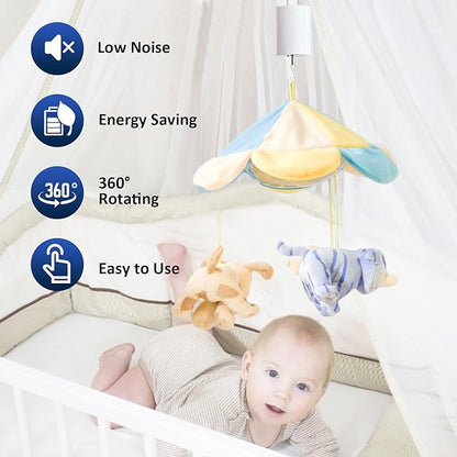 Battery Operated Disco Ball Motor with Remote, Hanging for Mirror Ball, Wind Spinner, Windchime, Suncatcher, Outdoor/Garden/Christmas Decoration, 10 RPM