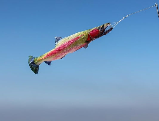 In the Breeze 4963 — Trout Fishsock, 36" - Hanging Outdoor Decoration