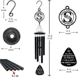 Personalized Housewarming Wind Chimes New Home Gift Custom House Warming Gifts for New Apartment Couple Outdoor Hanging Home Decor Decoration