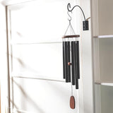 Woodstock Wind Chimes Outdoor Hanging Bracket,Windchime Hanger Black Iron Metal Hanger for Outside, Patio Garden Yard Lawn Porch Décor