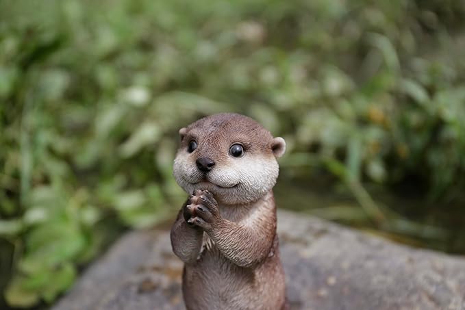 Otter Praying Statue