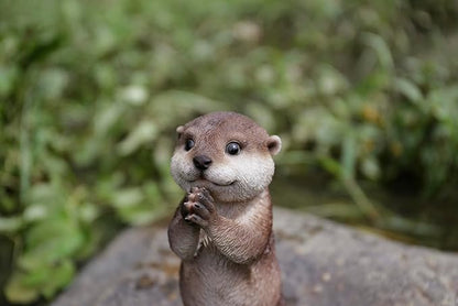 Otter Praying Statue