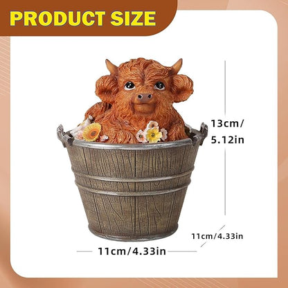 MYCENSE Statue Garden Statue Decorative Art Crafts Animal Figurine Sculpture for Countryside Backyard Lawn Patio Yard