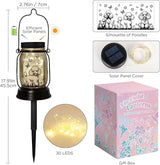 kyoryuger Poodle Gifts for Women/Men, Poodle Solar Lanterns Dog Mom Birthday, Dog Lovers Lantern, Pet Loss Pet Memorial Lights, Solar Garden Decoration Outside for Yard, Patio,Backyard,Porch