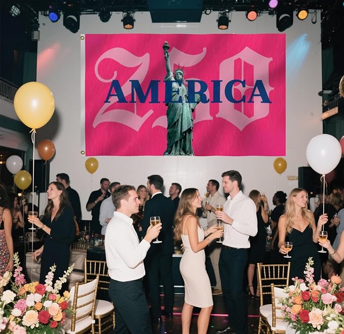 250th Birthday 250 Years 1776 2026 American Flag 2X3Ft, US Statue of Liberty, Double Side Printed Flags, Men Women Banner,Vibrant Colors, Double Stitched with 2 Brass Grommets, Bar Garden Street Decoration, GYM, Office Decor,Indoor Outdoor Use,Gifts. (...