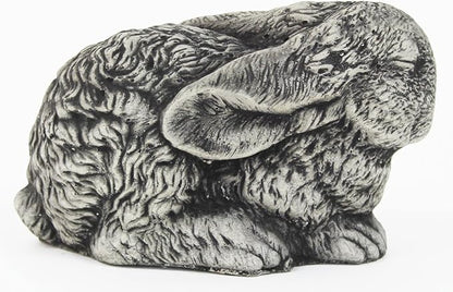 Sleeping Bunny Concrete Garden Statue Cement Animal Figure Cast Stone Bunny Figurine Garden Sculpture Art Decorative Easter Rabbits