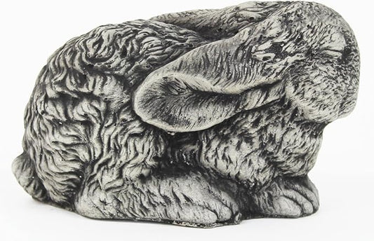 Sleeping Bunny Concrete Garden Statue Cement Animal Figure Cast Stone Bunny Figurine Garden Sculpture Art Decorative Easter Rabbits