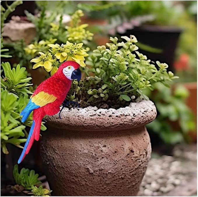 Garden Decor Resin Bird Statues Garden Decorative Sculptures Outdoor Decor Outdoor Decor(C)