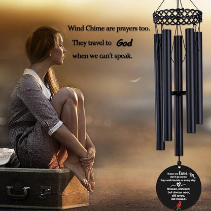 Cardinal Wind Chimes for Loss of Loved One, Memorial Gifts for Loss of Father Mother, 30Inch Cardinal WindChimes Outdoor Garden Decor