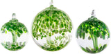 Dale Tiffany Hand Blown Glass, 3" Diameter Celtic, Tree of Life Collection, Witch Globe Hanging Garden Indoor/Outdoor Decorative Ornament Gazing Ball