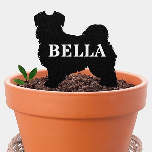 Norfolk Terrier Plant Marker Yard Statue Stake,Custom Norfolk Terrier Dog Outdoor Garden Art Decor,Memorial Remembrance Sculpture for Yard Garden Porch Lawn Grassland Park Farm Flowerpot Decor.