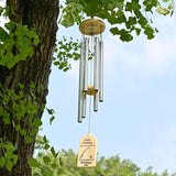 Memorial Wind Chimes - Gone Fishing in Heaven Memorial Gifts - Sympathy Gift for Loss of Father, Husband, Brother, Fisherman, Papa, Grandpa - in Memory of Fishing Lover