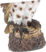Resin Owl Garden Decor Outdoor Landscaping Sculpture for Courtyard Creative Animal Figurine Nature Theme for Garden Decoration