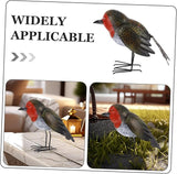 MERRYHAPY Rustic Statue Durable Outdoor Metal Ornament for Lawn and Garden Decor Artistic Figurine for Patio and Coffee Shop Spaces