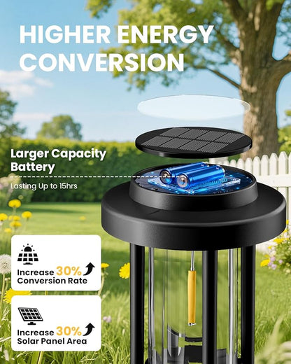 Solar Pathway Lights, 12 Pack Solar Light Outdoor IP65 Waterproof, Garden Lights Solar Powered, Outside Decor Landscape Lighting for Yard, Path, Driveway, Walkway (Warm White)