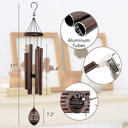 ASTARIN Personalized Happy Retirement Gifts, Custom Name Retirement Wind Chimes for Women Men, Wind Chime Retire Gifts for Co-Workers Boss Friends, Going Away Funny Farewell Gift(Produced in USA)