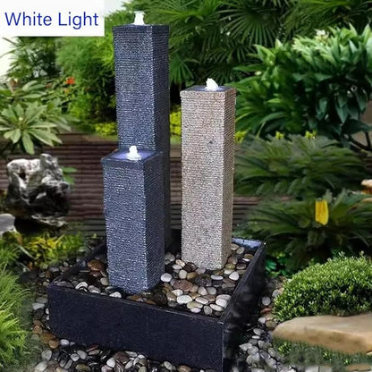 Wholesale Fountain Submersible LED Light Fountain Ring (6-LED no AC Plug) for Garden, Square, Yard (White,2)