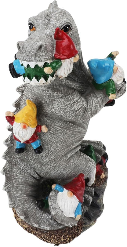 Outdoor Dinosaur Statue, Hand Crafted Ornament, Weather Resistant, Lifelike Appearance, Ideal for Garden Yard Patio Decor