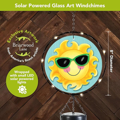 Briarwood Lane Hello Summer Sun Illuminated Wind Chime