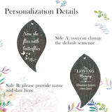 ASTARIN Memorial Custom Wind Chimes for Loss of Loved One, Wind Chimes for Patio Yard Decor, 24'' (condolences-10)