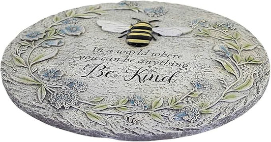 Roman Giftware Inc., Garden Collection, 11.75" D BEE Stepping Stone,Religious, Inspirational, Durable (1x11x11)