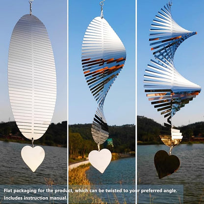 Bird Deterren for Outside Patio Garden Porch Pool Window,Mirror High Reflective Bird Scare Devices Wind Spinners Outdoor Decor,Christmas Reflector Strip Hanging Home As Decoration