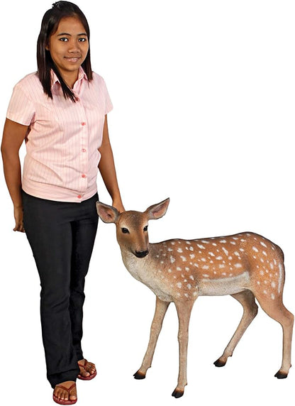 Design Toscano Spotted Deer, Forest Fawn Sculpture