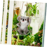 Hemoton Statue Adorable Hanging Decor for Outdoor Garden Stylish Courtyard Accessory for Home Office Decoration Durable Weather Resistant Design