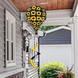 Sunflowers Deluxe Hot Air Balloon Windsock Floral Everyday Wind Twister Everyday 54" L Briarwood Lane