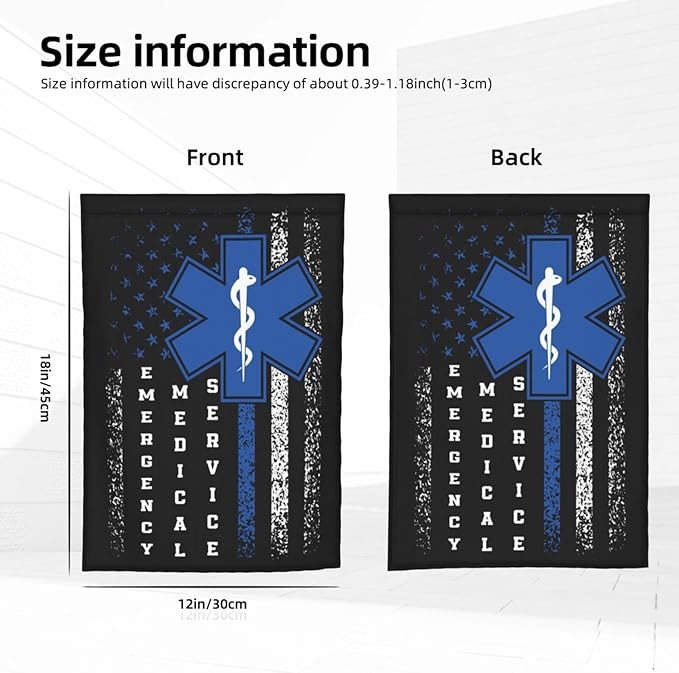 EMS Flag Garden Flag Double Sided Vertical 12×18 Inch Banners Double Sided For Lawn Patio Yard Garden Home Outdoor Decor