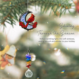 2 Layered Ornament Suncatcher - I am Always with You - Sympathy Gift for Loss of Loved One - Grief Gifts - Heaven Fathers Mothers Day Funeral Keepsake - Daily Remembrance - Home Garden Decor