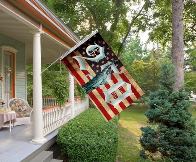 250th Birthday 250 Years 1776 2026 American Flag 2X3Ft, US Statue of Liberty, Double Side Printed Flags, Men Women Banner,Vibrant Colors, Double Stitched with 2 Brass Grommets, Bar Garden Street Decoration, GYM, Office Decor,Indoor Outdoor Use,Gifts. (...