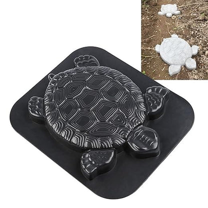 ABS Turtle Shape Stepping Stone Mold, DIY Garden Lawn Pathmate Paving Pavement Paver Turtle Garden Decor