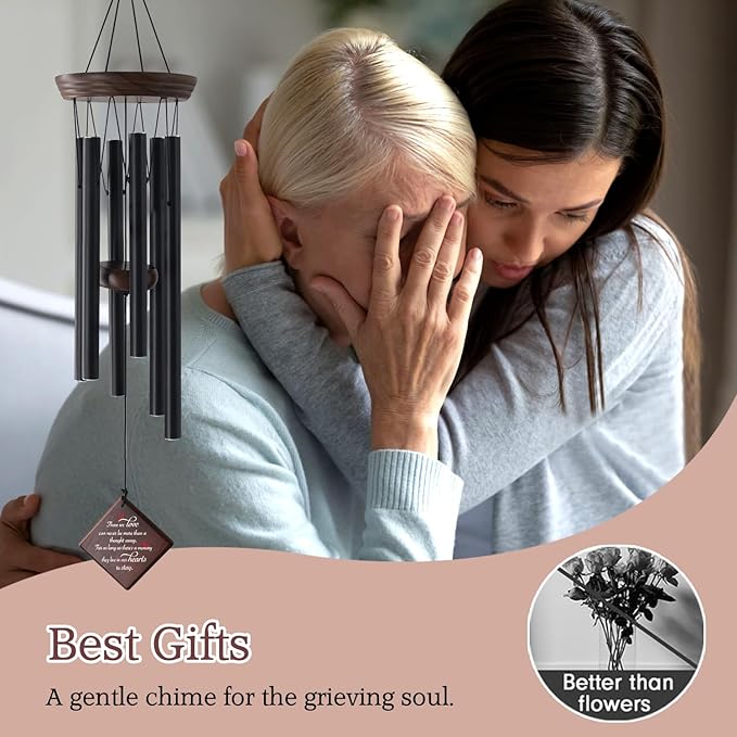 ASTARIN Wind Chimes for Outside,Memorial Wind Chimes Sympathy Wind Chimes for Loss of Loved One Cardinal Memorial Wind Chime Bereavement Condolence Gifts for Loss of Mother Father Husband