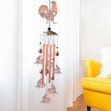 for Women,Chicken Wind Chimes Outdoor Birthday Gifts for Men/Mom/Grandma Rooster Metal WindChimes Outside/Indoors, Lawn, Patio, Garden Decor, Yard Decorations