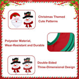 NOVWANG 2 Pcs Christmas Wind Spinners, 40 Inch Christmas Santa Snowman Wind Spinners Winter Outdoor Hanging Decorations for Holiday Indoor Outdoor Yard Patio Lawn Garden Decor