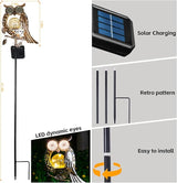 SRNPMIU Solar Lights Outdoor Decor, Solar Owl Yard Decorations Outdoor, Garden Decorative, IP65 Waterproof, Gifts for Women Mom, for Yard Patio Lawn Pathway Landscape