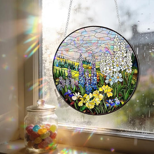 Sun Catchers Indoor Window, Acrylic Rainbow Suncatcher Window Hanging Decoration for Living Room Bedroom Summer Home Balcony Ornaments Decoration (SC236)