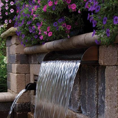 Atlantic 304 Stainless Steel Waterfall Spillway, 12-inch, SS12