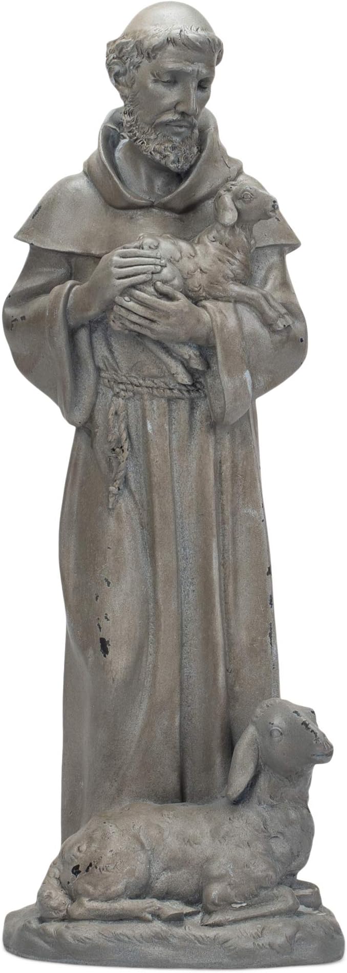 Roman 15.25" H Saint Francis Garden Statue
