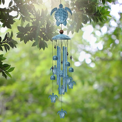 Windchimes Outdoors, 40" Sea Turtle Gifts for Women, Wind Chimes for Outside Home Yard Patio Decor, Turtle Gifts for Mom Grandma Sister, Unique Birthday Festival