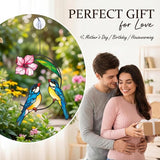 Hummingbird Gifts for Women, Hummingbird Sun Catcher for Window Hanging, Mothers Day for Mom Grandma Bird Lovers, Spring Suncatcher Garden Decor for Indoor Outdoor Windows(8)