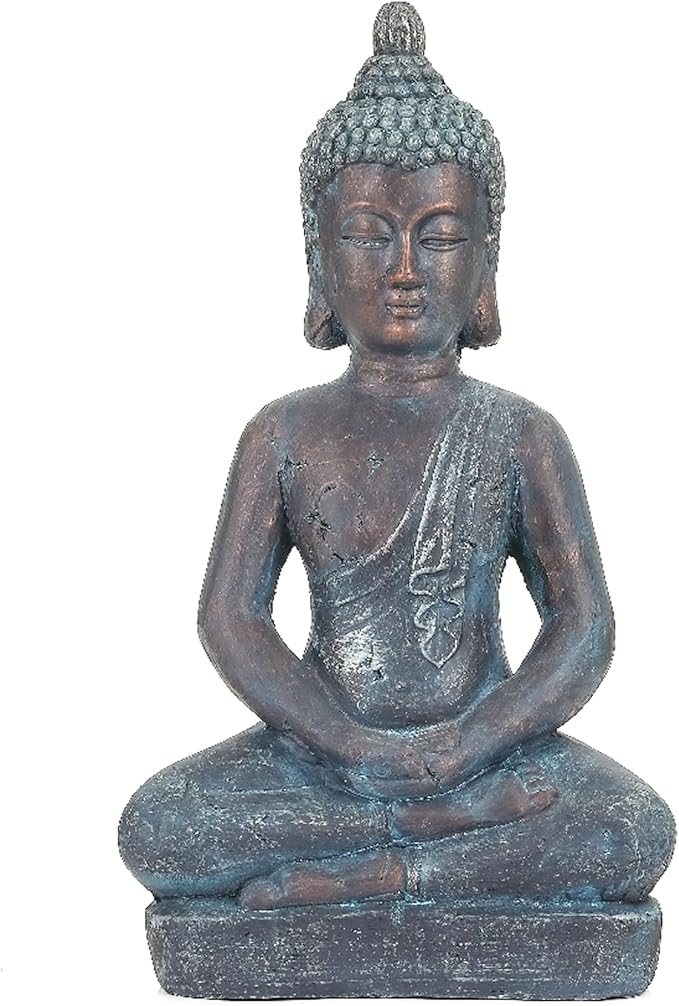 25" Large Buddha Statue Outdoor Indoor, Buddha Statues for Garden, Meditating Buddhist Statues for Home Decor, Zen Decor Buda Statue