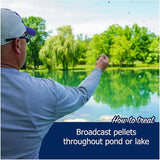 Muck Remover Pellets 5 lb (10 Scoops) | Pond Tablets Treat 1.25 Acres | Lake Muck Remover, Pond Sludge Reducer | Farm Pond Treatment