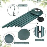 ASTARIN 45in Wind Chimes for Outside，Memorial Wind Chimes Large with 6 Heavy Tubes,Sympathy Gifts, Large Deep Tone for Garden Hanging Decor, Gift for Mom Women Grandma Neighbors,Green