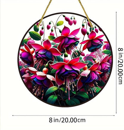 Banax 4Pcs Sun Catchers Hanging Crystal Christmas Snowflake Ornaments Christmas Tree Hanging Decorations Gifts for Women Girls Family Friends